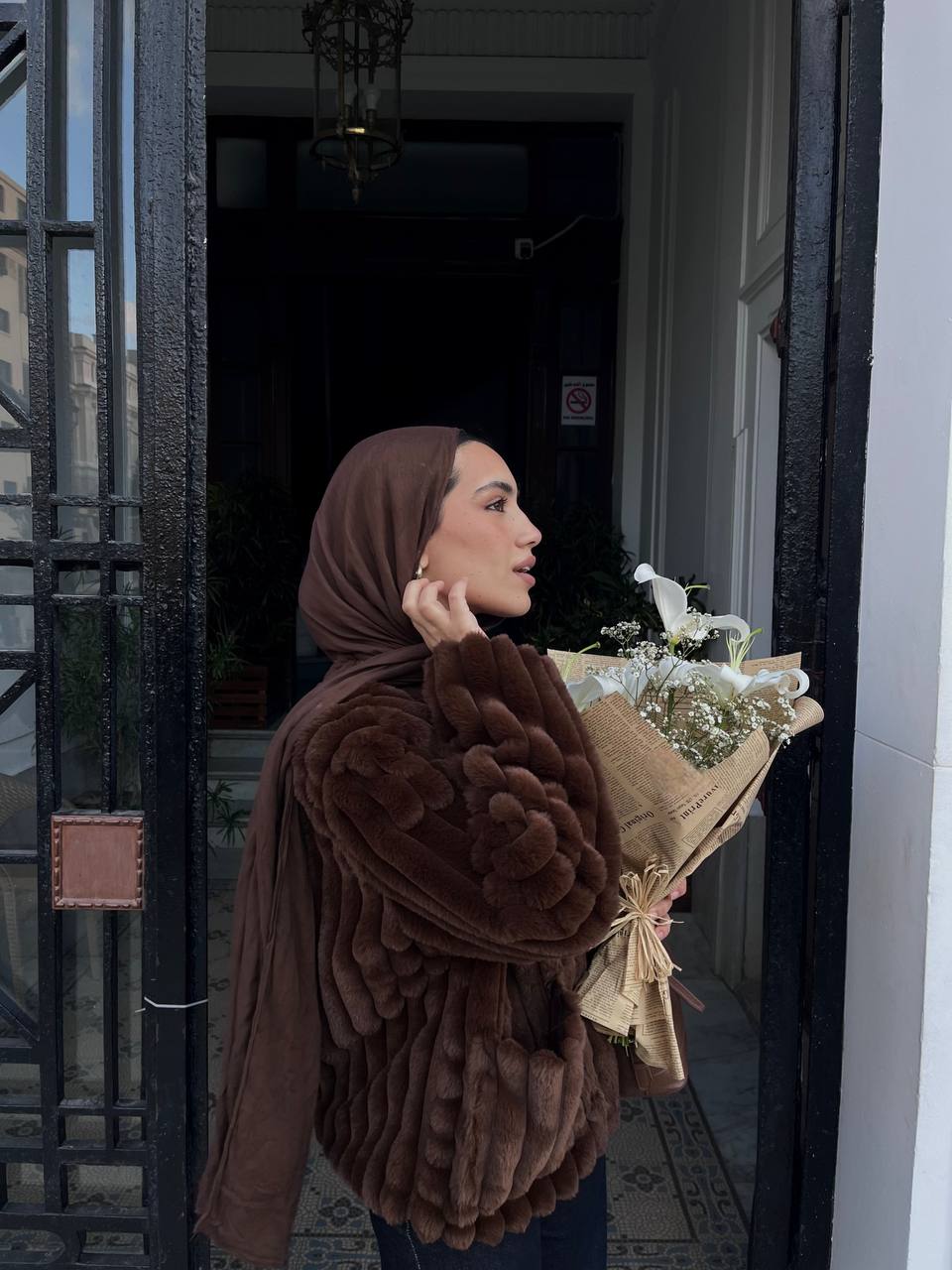 Brown Icon Fur Jacket